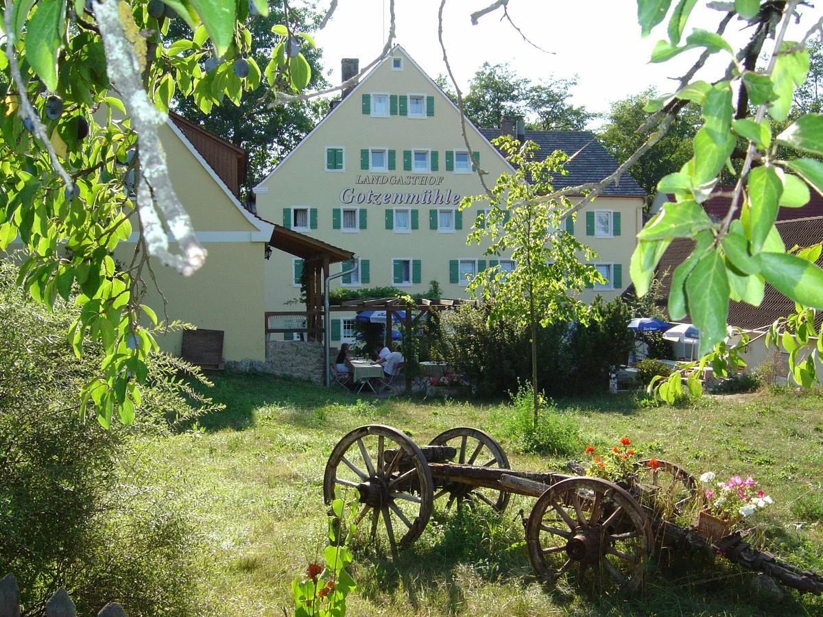 Landgasthof Gotzenmuhle Hotel Lichtenau  Exterior foto